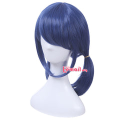 Ladybug Cosplay Wigs Dark Blue Double Ponytails Straight Cosplay Wig Halloween Heat Resistant Synthetic Hair | Vimost Shop.