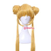 Sailor Moon Cosplay Wigs Super Long Blonde Wigs with Buns Heat Resistant Synthetic Hair Cosplay Wig Halloween | Vimost Shop.