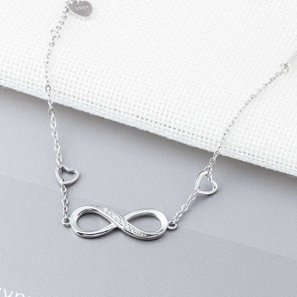 925 Sterling Silver Infinity Bracelets for Women Adjustable Friendship Bracelets & Bangles Wedding Gift Ideas | Vimost Shop.