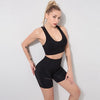Seamless Yoga Set Women Gym Clothes Bra And Shorts Sportswear Running Dance Training Suit Patchwork Fashion Tracksuit Casual | Vimost Shop.