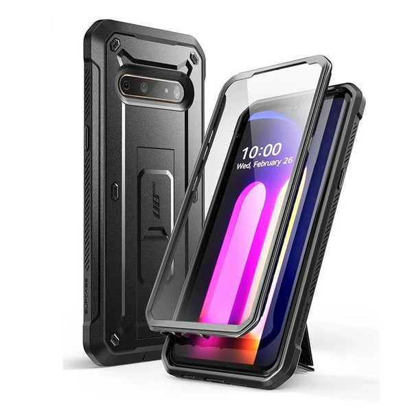 LG V60 ThinQ Case (2020) UB Pro Heavy Duty Full-Body Rugged Holster Cover with Built-in Screen Protector & Kickstand | Vimost Shop.