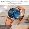 Women Watch Red  Casual Leather Ladies Watches Luxury Quartz Female Wristwatches Brand Clock Ultra Thin Surface | Vimost Shop.