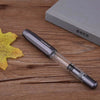 Acrylic/Metal Piston Fountain Pen Aluminum Alloy Fine Nib 0.5mm Large Capacity Pens Office School Stationery Gift | Vimost Shop.
