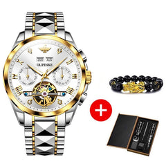 Luxury Men Watches Automatic Sapphire Green Watch Men Tungsten steel Waterproof Business Sport Mechanical Wristwatch | Vimost Shop.