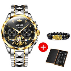 Luxury Men Watches Automatic Sapphire Green Watch Men Tungsten steel Waterproof Business Sport Mechanical Wristwatch | Vimost Shop.