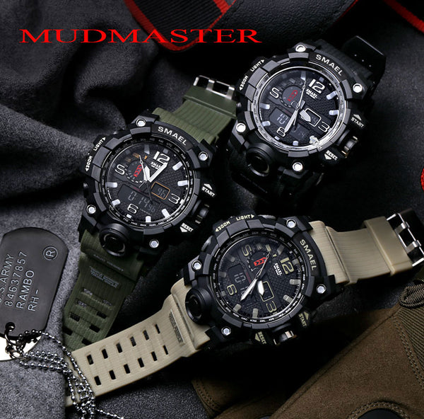 Fashion Men Sports Watches Men Analog Quartz Clock Military Watch Male Watch Men's 1545 relogios masculino | Vimost Shop.