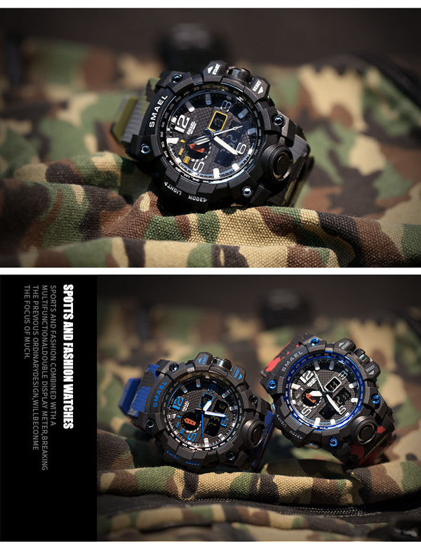 Fashion Men Sports Watches Men Analog Quartz Clock Military Watch Male Watch Men's 1545 relogios masculino | Vimost Shop.