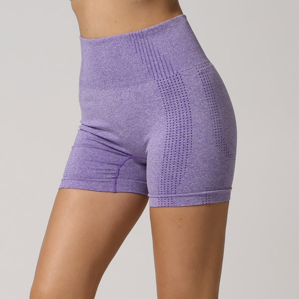 Seamless Women's Shorts Yoga Fitness High Waist Workout Shorts Sport Gym Leggings Slim Tummy Control Athletic Shorts