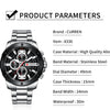 Watch Man Luxury Quartz Watch Sport watches  Stainless Steel Band Gold Business Military Watch Waterproof | Vimost Shop.