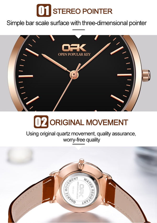 Women Watches Top Brand Luxury Fashion Female Quartz Wrist Watch Ladies Leather Waterproof Clock Girl Relogio Feminino | Vimost Shop.