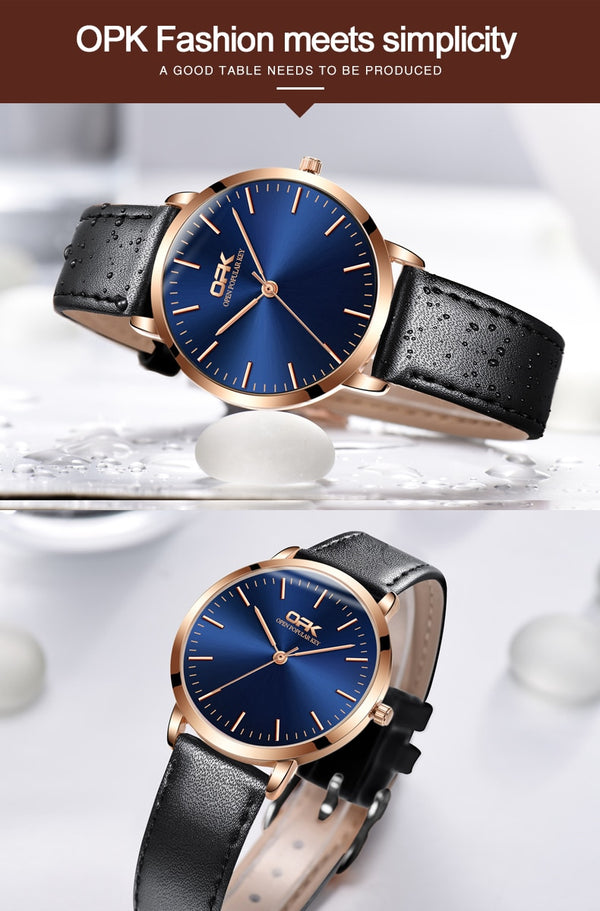 Women Watches Top Brand Luxury Fashion Female Quartz Wrist Watch Ladies Leather Waterproof Clock Girl Relogio Feminino | Vimost Shop.