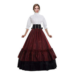 Historical Gothic Victorian Dress Halloween Masquerade Party Ball Gowns