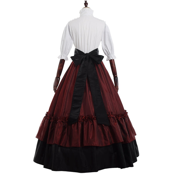 Historical Gothic Victorian Dress Halloween Masquerade Party Ball Gowns | Vimost Shop.