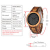 Mens Wooden Watches Band Japan Move' Quartz Wristwatch Gifts Watch For Men relogio masculino | Vimost Shop.