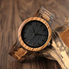 Mens Wooden Watches Band Japan Move' Quartz Wristwatch Gifts Watch For Men relogio masculino | Vimost Shop.