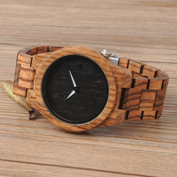 Wooden Watchs  Wood Wrist Watches Natural Calendar Display Bangle Gift Relogio Ships From United States | Vimost Shop.