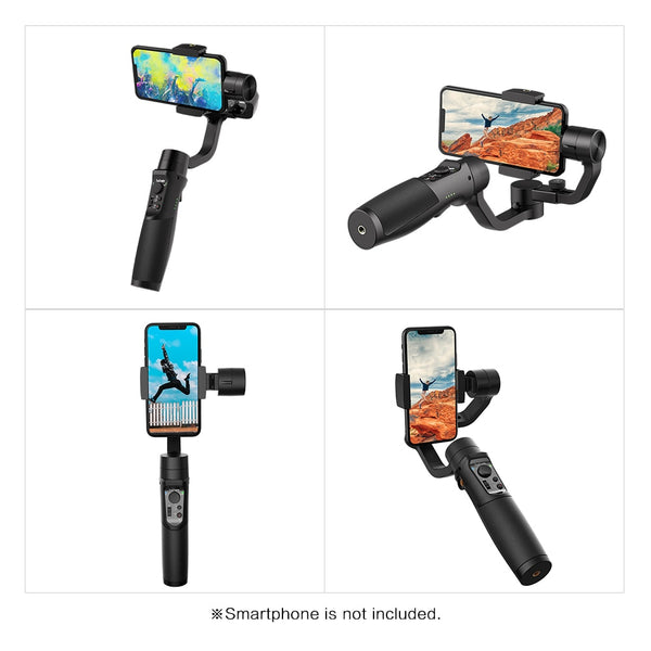 3-Axis Handheld Stabilizing Gimbal High performance composite Support Face Tracking Dual BT stand to 280g | Vimost Shop.