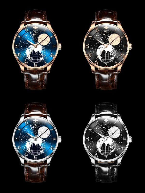 Men's Mechanical Moon Phase Wirst watches Waterproof Top Brand Luxury Automatic Mens watches Sapphire | Vimost Shop.