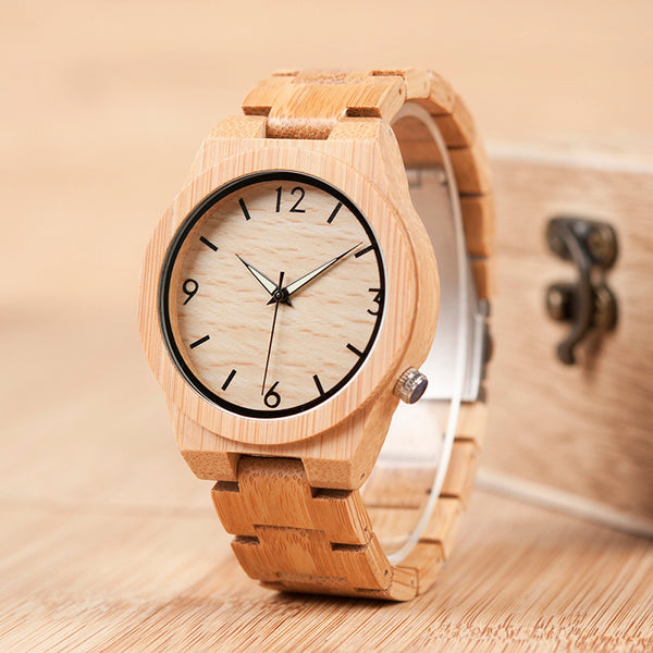 Relogio masculino Wood Watch Men Top Brand Luxury Wooden Timepieces Great Men's Gift Drop Shipping | Vimost Shop.