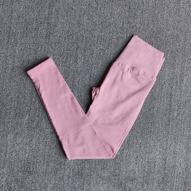 Yoga Pants Sports Clothing Seamless Legging Solid High Waist Full Length Workout Leggings for Fittness Yoga Leggings