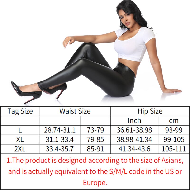 PU Faux Leather Legging Sexy Thin Black Women Leggings New Fashion Stretchy Fitness Casual Pants Warm Waterproof Skinny Push Up | Vimost Shop.
