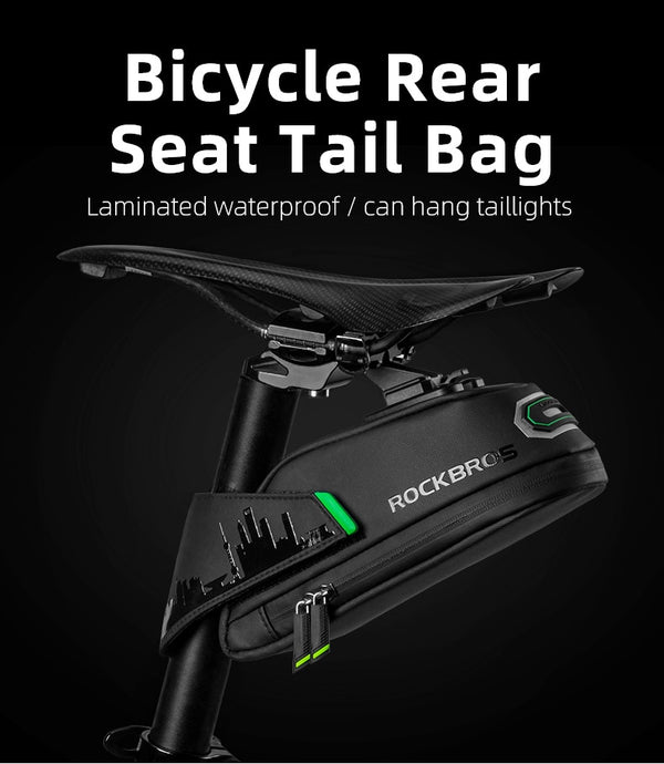 Rainproof Bicycle Bag Shockproof Bike Saddle Bag For Refletive Rear Large Capatity Seatpost MTB Bike Bag Accessories | Vimost Shop.