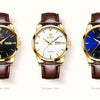 Men's Watches Classic Mechanical Leather Watch Men Luxury Men Automatic Watches Business Waterproof Clock Man | Vimost Shop.