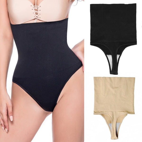 Women Sexy Thong Tummy Control Slimming Panties High Waist Trainer Seamless Shapewear Girdle Bodysuit Body Shaper | Vimost Shop.