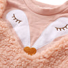 Winter Lamb Wool Newborn Baby Girls Clothes Cartoon Printed Tops And Pants Casual Round Neck Infant Girls Outfits Clothing D30 | Vimost Shop.