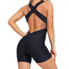 Yoga Set Women Gym Sporting Playsuit Clothing Exercise Top Jumpsuit Running Workout Sportswear Soft Yoga Shorts | Vimost Shop.