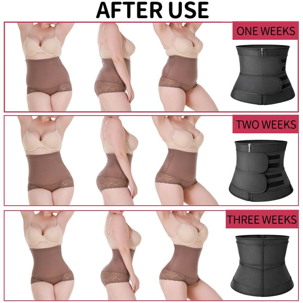 Steel Boned Waist Trainer Women Belly Shaping Trimmer Belt Neoprene Body Shaper Tummy Sweat Shapewear Slimming Sheath Corset | Vimost Shop.