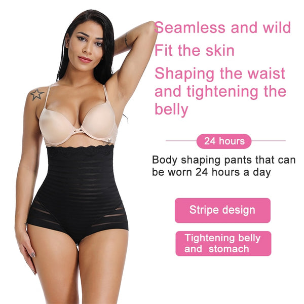 Women High Waist Sexy Briefs Body Shaper Seamless Underwear Butt Lifter Waist Trainer Tummy Control Panties Belly Girdle Panty | Vimost Shop.