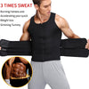 Men Body Shaper Sauna Vest Waist Trainer Double Belt Sweat Shirt Corset Top Abdomen Slimming Shapewear Fat Burn Fitness Top | Vimost Shop.