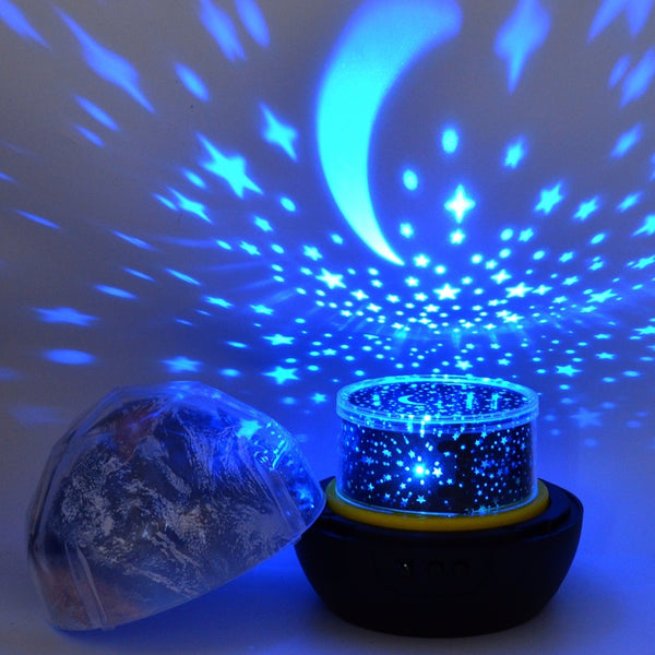 Galaxy projector Night Light Starry Sky Planet Magic home planetarium Universe LED Colorful Rotate Flashing Star kids lamp gift | Vimost Shop.