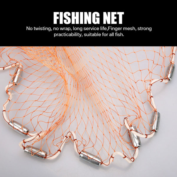 With sinker and without sinker Cast Net Fishing Network USA Hand Cast Net Outdoor Throw Catch Fishing Net Tool Gill net | Vimost Shop.
