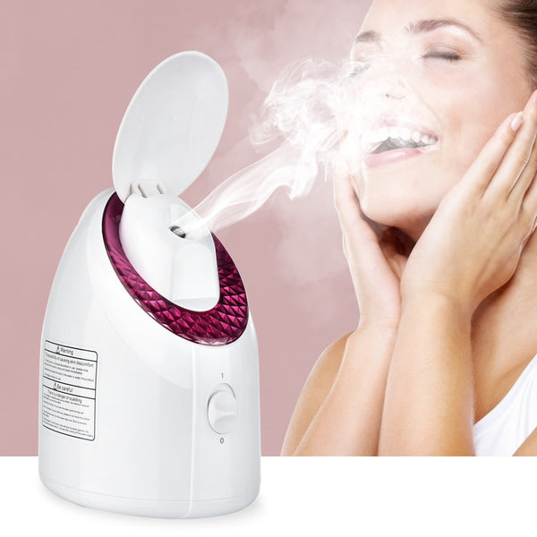 Nano Ionic Facial Steamer Deep Cleaning Face Sprayer Humidifier Unclogs Pores Reduce Blackheads Acne Face Steaming Device Facial | Vimost Shop.