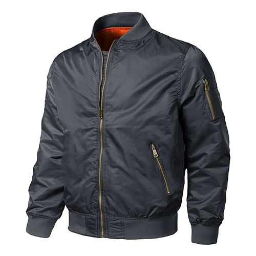 Winter Jackets Men MA1 Bomber Pilot Coat Thermal Padded Casual Baseball Varsity Jacket Male Military Army Windbreaker | Vimost Shop.