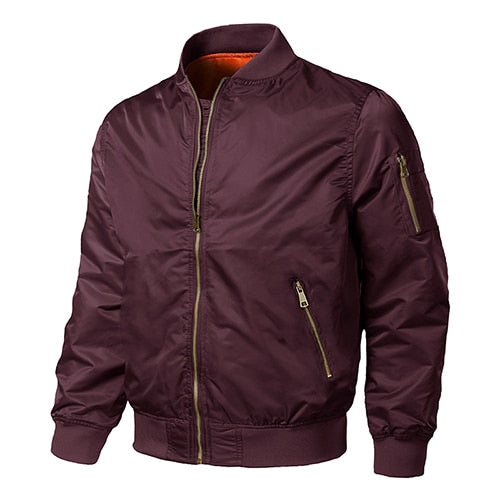 Winter Jackets Men MA1 Bomber Pilot Coat Thermal Padded Casual Baseball Varsity Jacket Male Military Army Windbreaker | Vimost Shop.