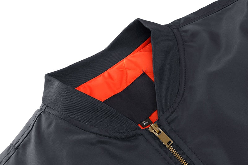 Winter Jackets Men MA1 Bomber Pilot Coat Thermal Padded Casual Baseball Varsity Jacket Male Military Army Windbreaker | Vimost Shop.