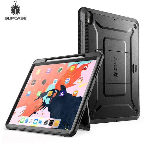 For iPad Pro 12.9 Case (2018) Compatible Apple Pencil UB PRO Full-body Cover with Built-in Screen Protector & Kickstand | Vimost Shop.