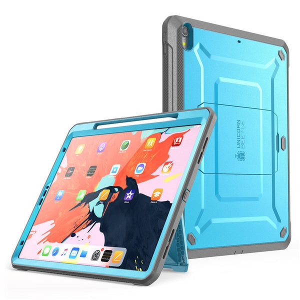 For iPad Pro 12.9 Case (2018) Compatible Apple Pencil UB PRO Full-body Cover with Built-in Screen Protector & Kickstand | Vimost Shop.