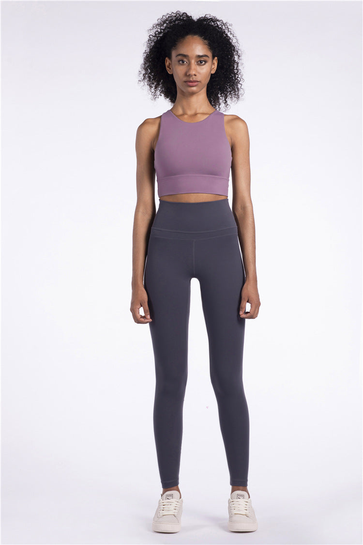 Seamless Women Gym Yoga Bra Top Sports Padded High Impact High Elastic Vest Tank Top Push Up Underwear Bra Fitness Workout Vest | Vimost Shop.