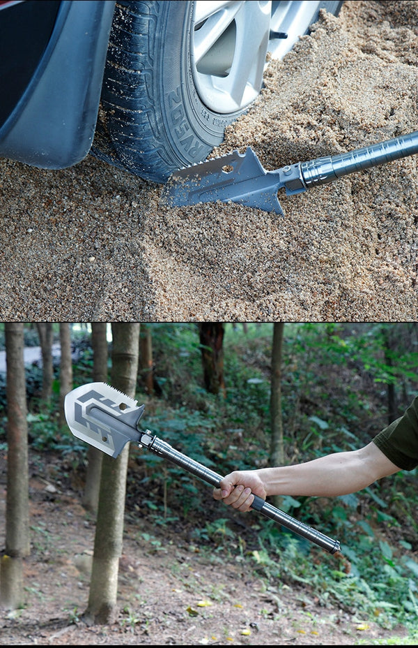 Outdoor Supplies Engineering Multifunctional Military Shovel Car Equipment Camping Nuggets Shovel Survive Self-defense Tool | Vimost Shop.