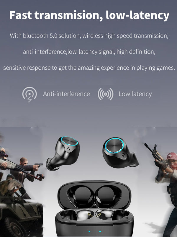True Wireles Stereo Noise cancelling Bluetooth Earphone Wireless Earbuds | Vimost Shop.