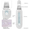 Ultrasonic Deep Face Cleaning Skin Scrubber Ion Vibration Acne Blackhead Removal Exfoliating Peeling Spatula Pore Cleaner Tool | Vimost Shop.