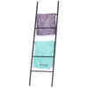 Rustic Decorative Metal Leaning Ladder Rack - Towel Drying and Display Rack Quilt and Blanket Display Ladder  Free Standing | Vimost Shop.