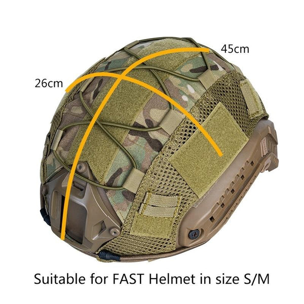 Tactical Helmet Cover for FAST Helmet Camo Multicam Airsoft Headwear Tactical Helmet Accessories 3802 | Vimost Shop.