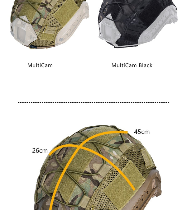 Tactical Helmet Cover for FAST Helmet Camo Multicam Airsoft Headwear Tactical Helmet Accessories 3802 | Vimost Shop.