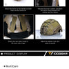 Tactical Helmet Cover for FAST Helmet Camo Multicam Airsoft Headwear Tactical Helmet Accessories 3802 | Vimost Shop.