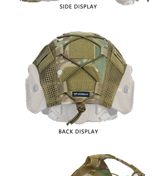 Tactical Helmet Cover for FAST Helmet Camo Multicam Airsoft Headwear Tactical Helmet Accessories 3802 | Vimost Shop.